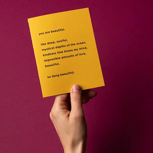 So Dang Beautiful Greeting Card - Wild & Precious Boutique