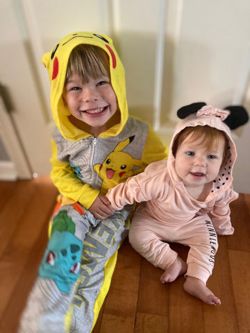 Max and Lennon in Costumes