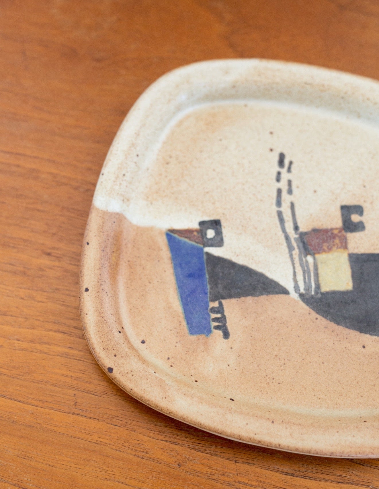Abstract pottery plate no. 1