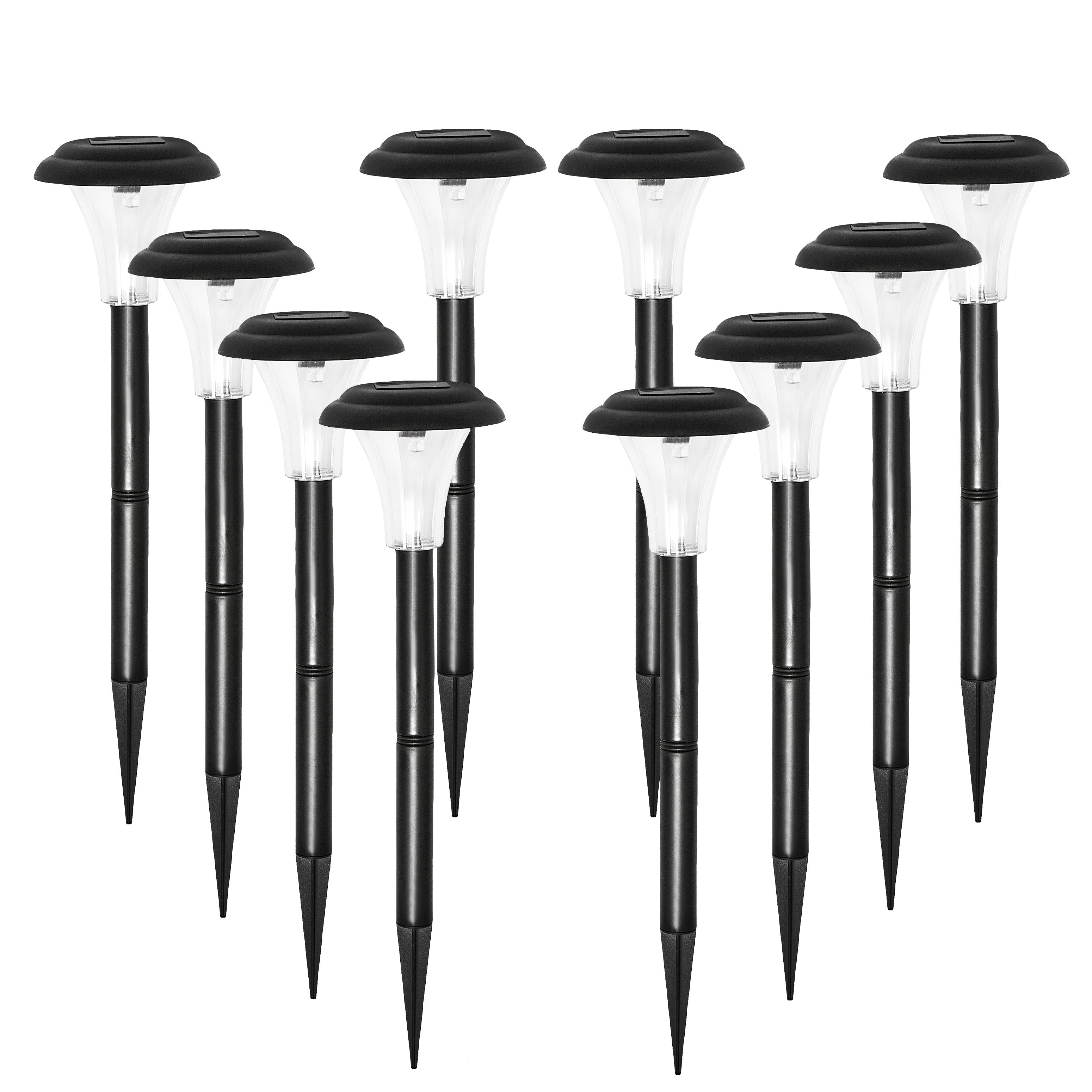 Halo XL Plastic Solar Garden Stake Lights with Bright White LED
