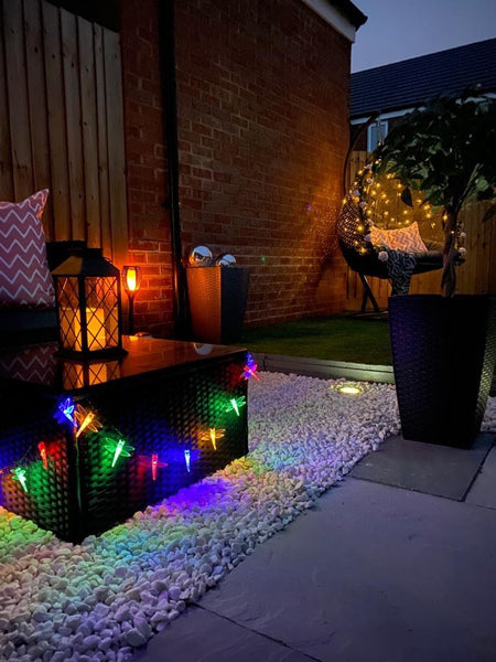 dragonfly led garden lights