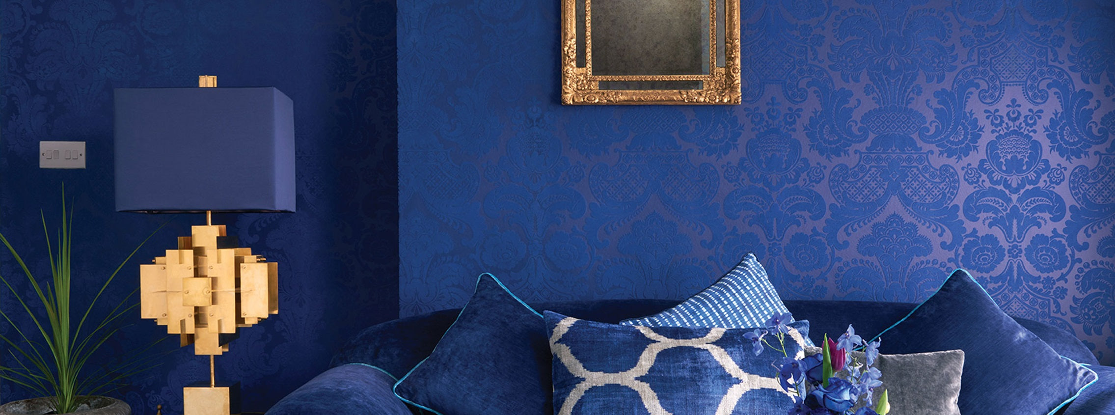  Mariinsky Damask Wallpaper available at Wigoders Dublin