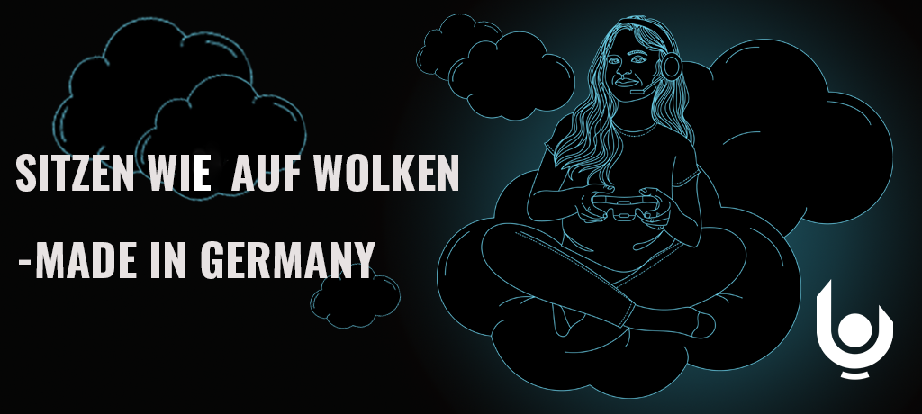 Auf dem Gamechanger Gaming Stuhl sitzt du wie auf Wolken, statt Wolken im Kopf zu haben - vor allem wenn der Kaffee aus ist. 