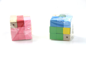 Wooden Jointed Cube Puzzle