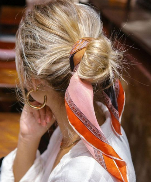 Chignon foulard