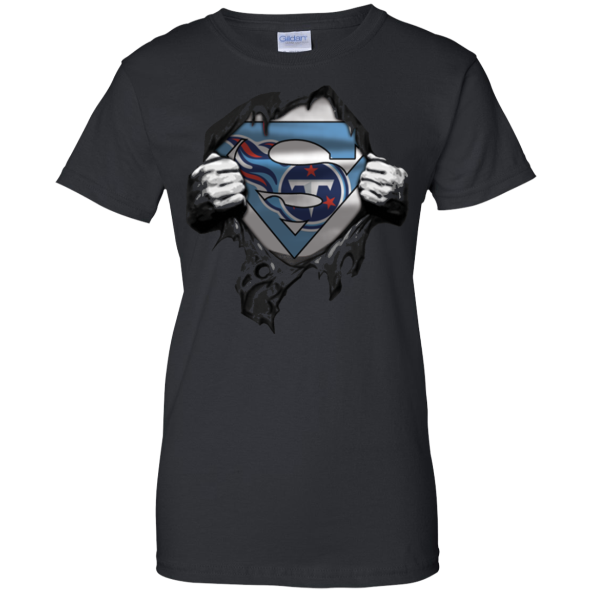 Shirt For Tennessee Titans And Superman Fans T-shirt For 