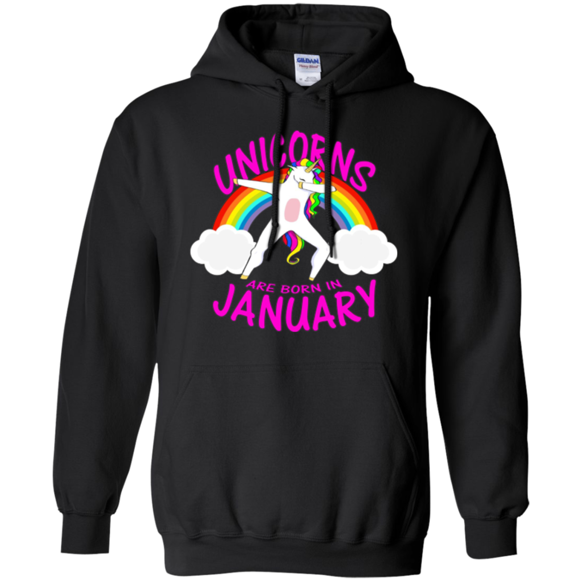 Dabbing Unicorns Are Born In January Birthday Gift T Shirt