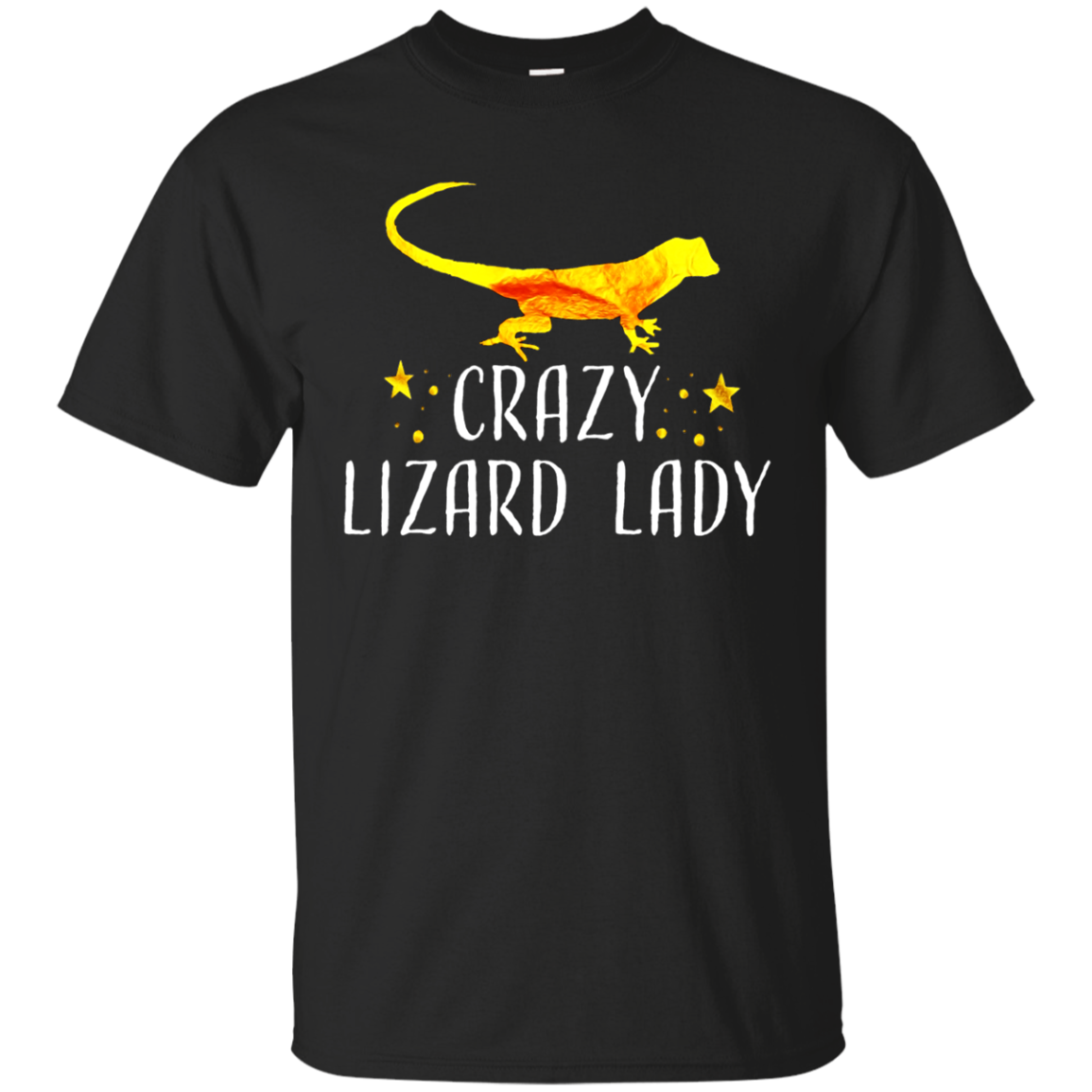 Funny Crazy Lizard Lady Zen Yoga Spirit Animal Quote T Shirt