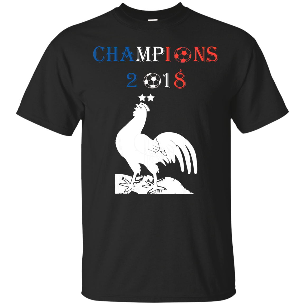 France Soccer Team 2018 Champions Russia Football Shirt T-shirt