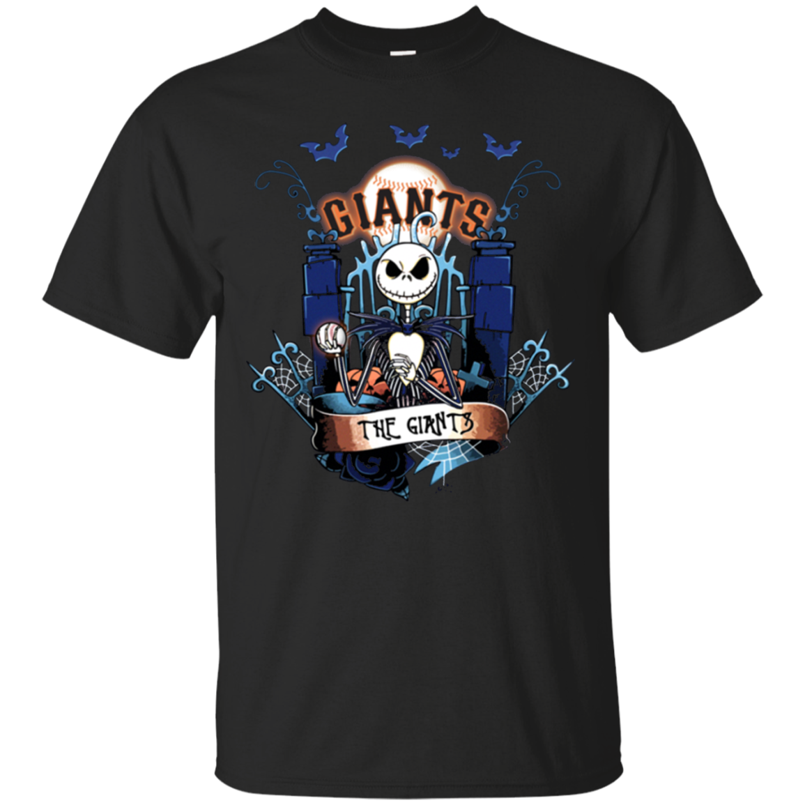 San Francisco Giants Halloween The Nightmare Before Christmas Shirts T - Shirt For 