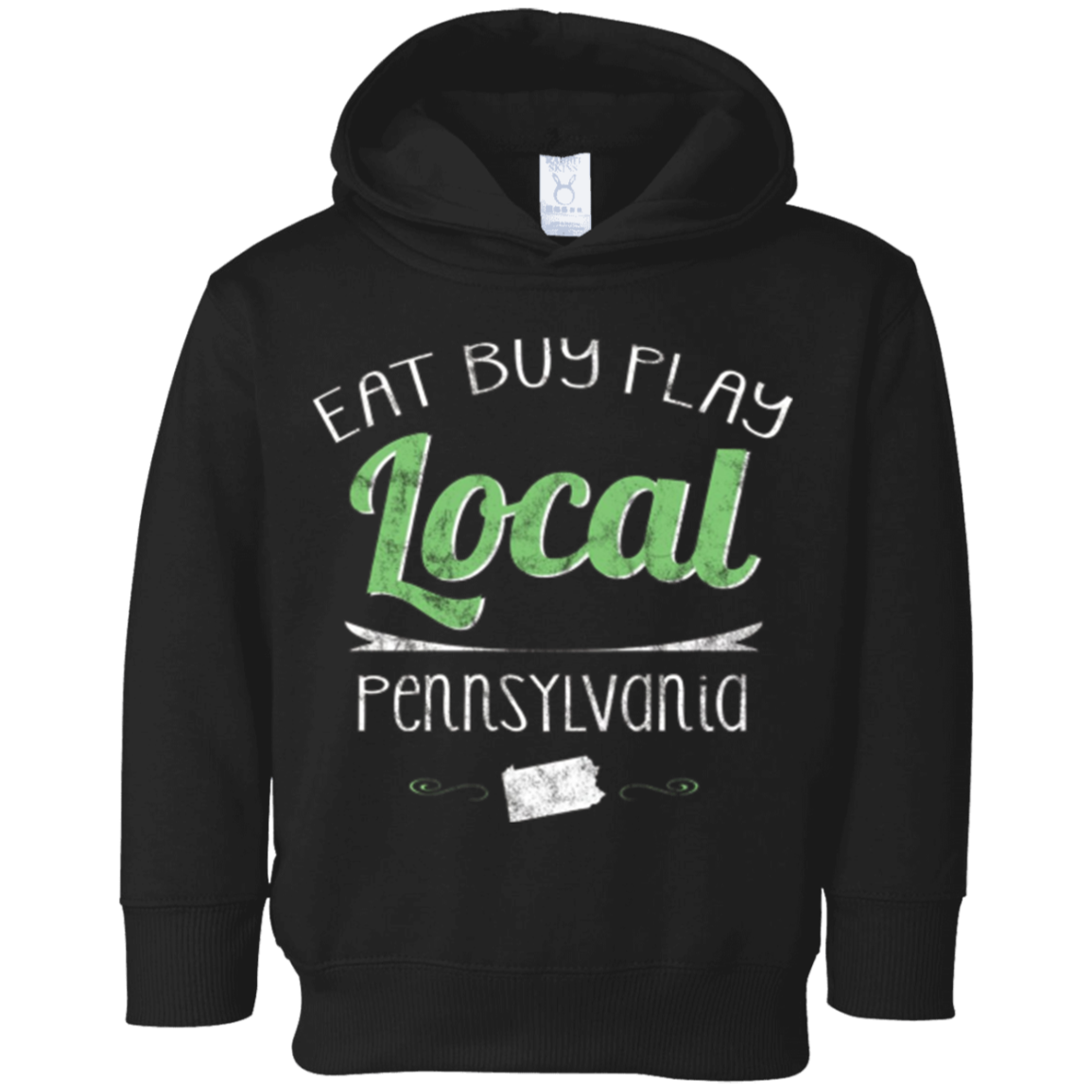 Eat Buy Play Local Pennsylvania Distressed T-shirt