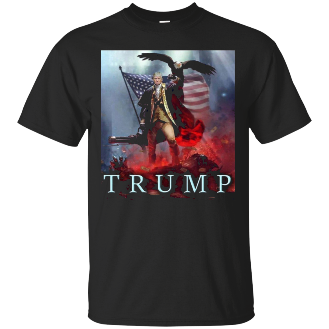 Funny President Trump Patriotic Eagle Party Shirt