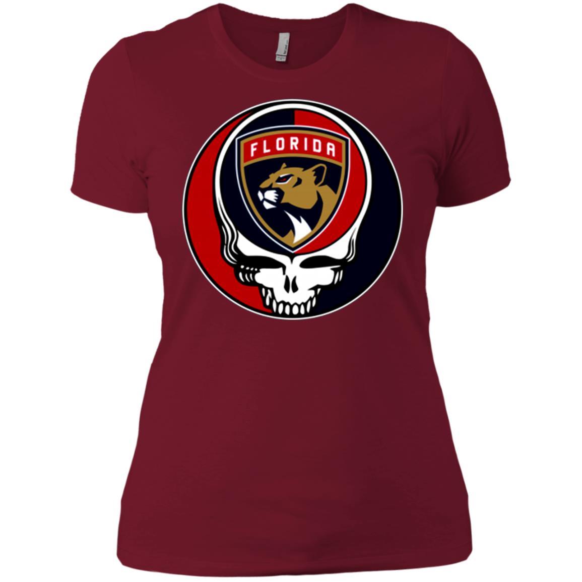 Nhl Team Florida Panthers X Grateful Dead Logo Band T-shirt