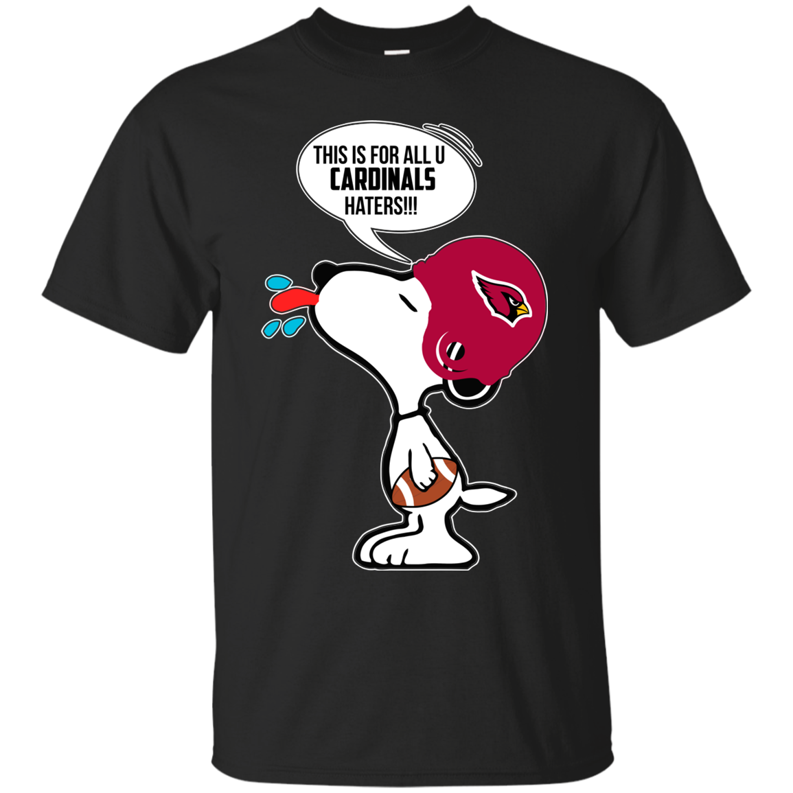 Shirt For Snoopy & Arizona-cardinals Fans T-shirt