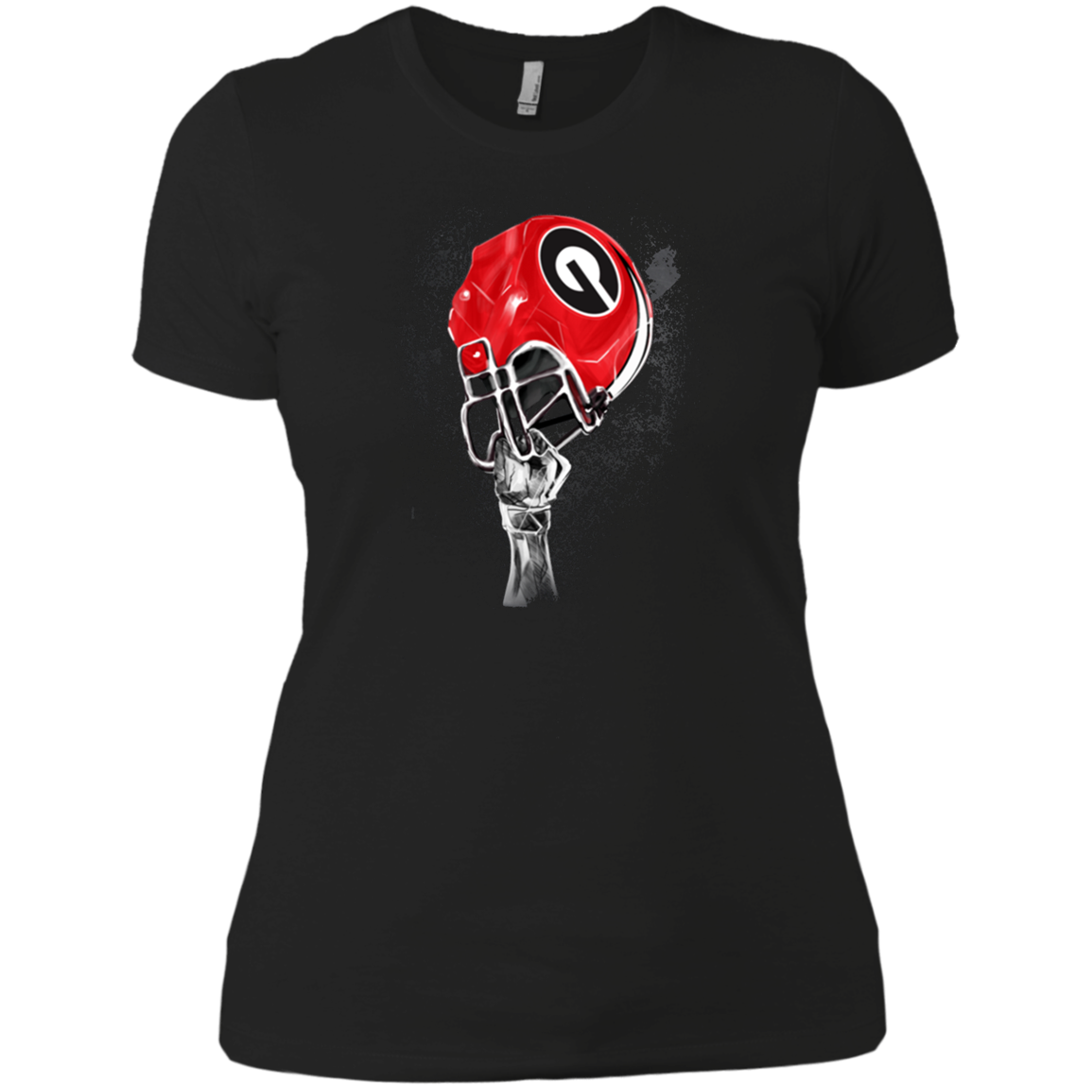Georgia Bulldogs - Rising Helmet T-shirt For 