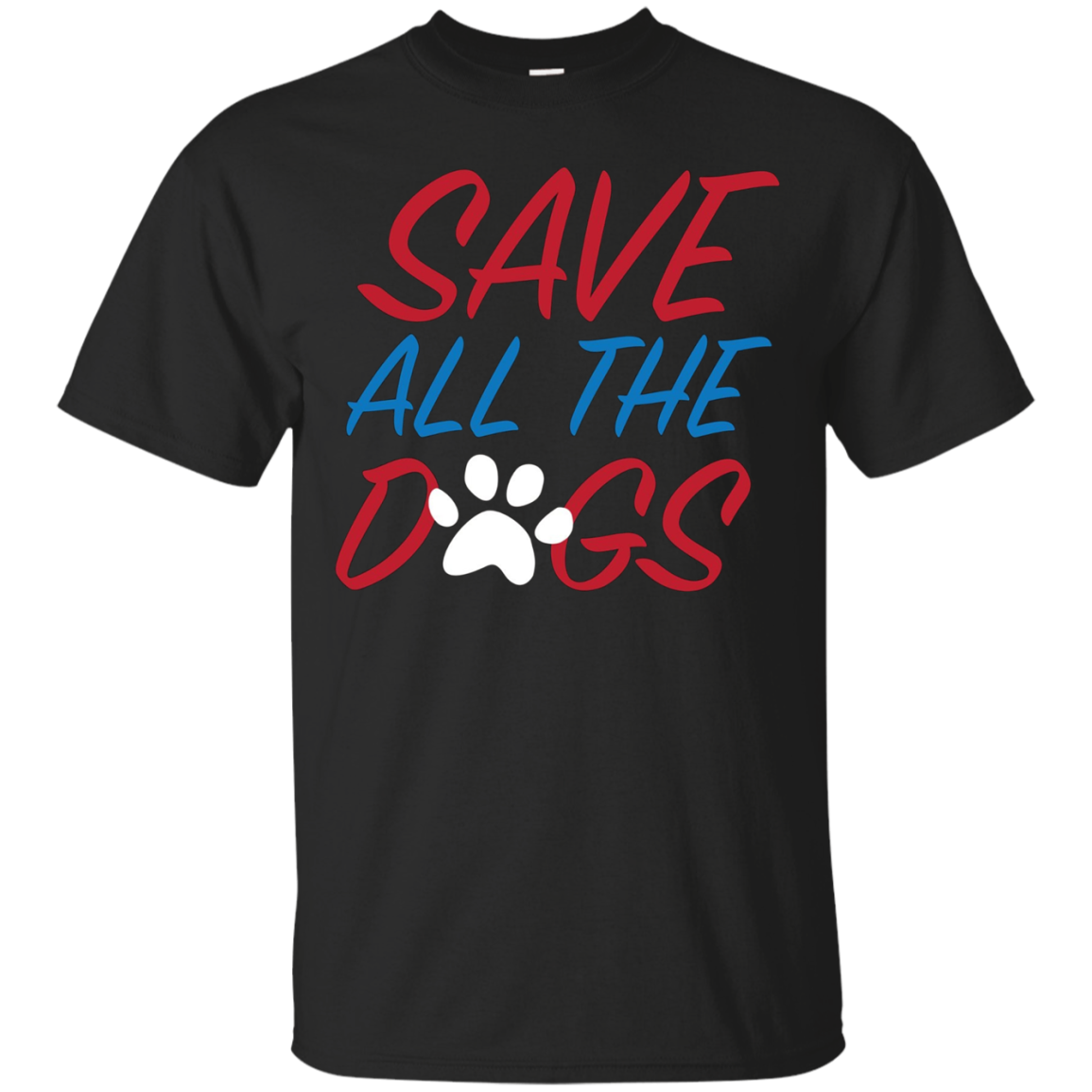 Dog Rescue T-shirt | Save All The Dogs