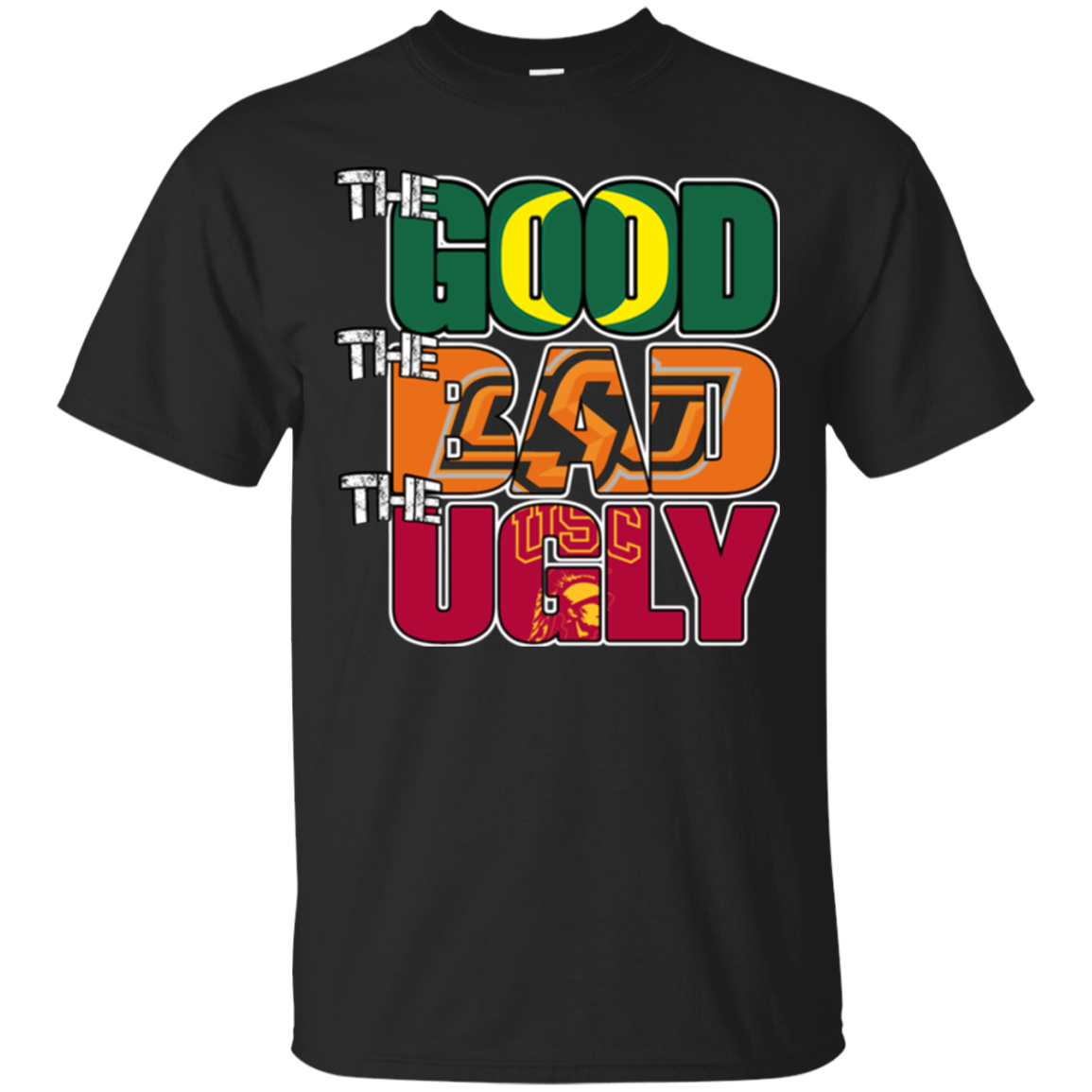 Oregon Ducks - The Good The Bad The Ugly T-shirts T - Shirt For 