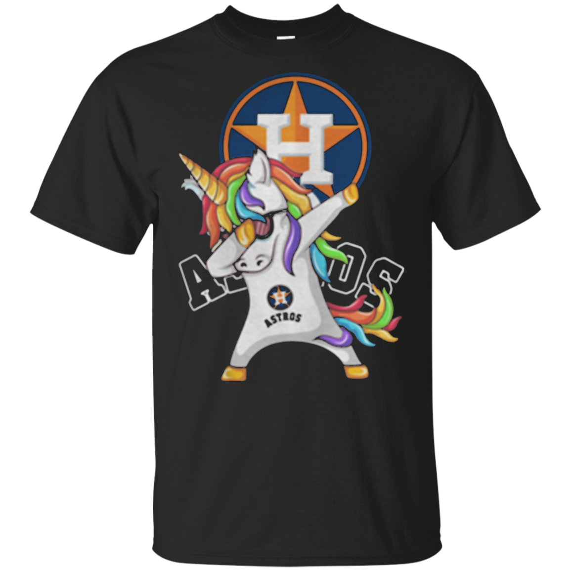 Unicorn Dabbing Houston Astros T-shirt For 