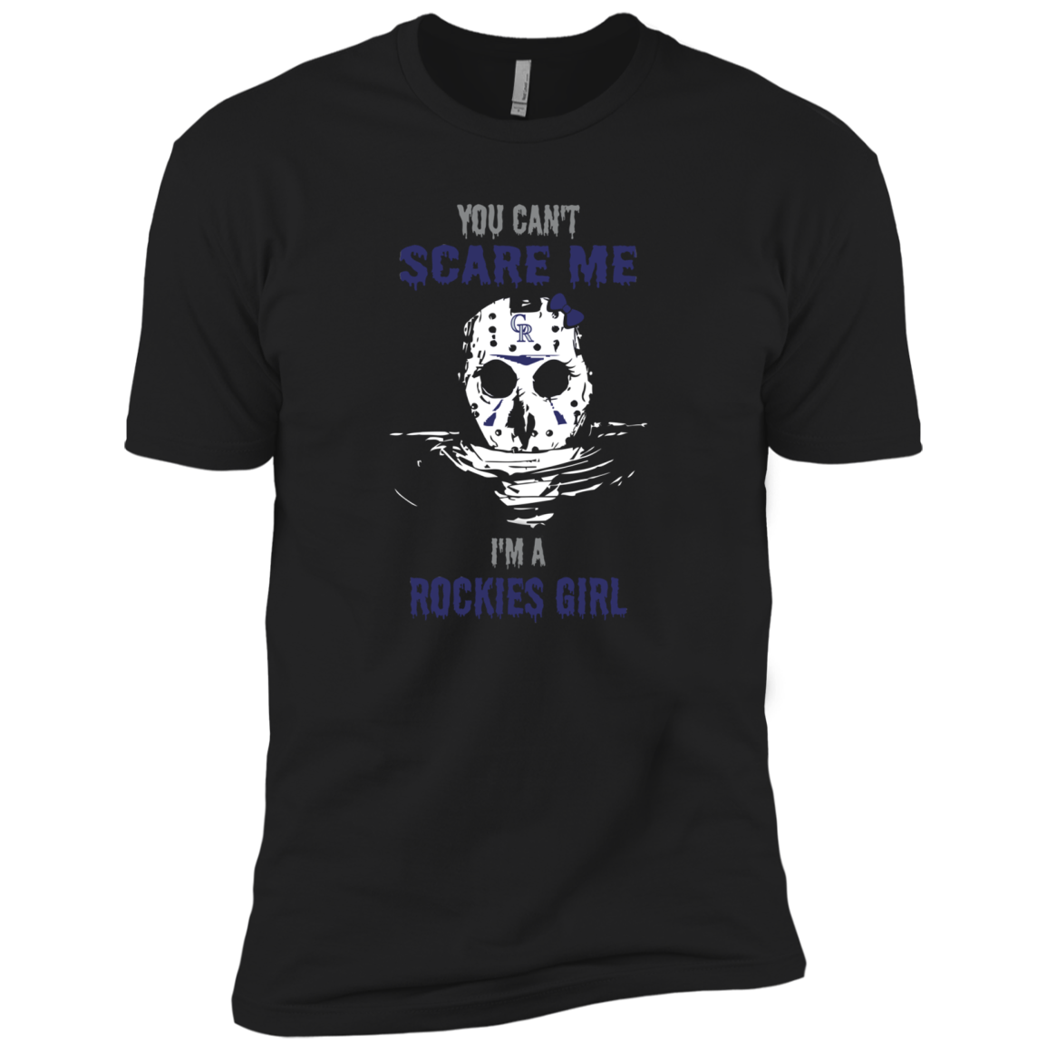 Shirt For Jason Voorhees & Colorado-rockies Girl Fans Short Sleeve T-shirt