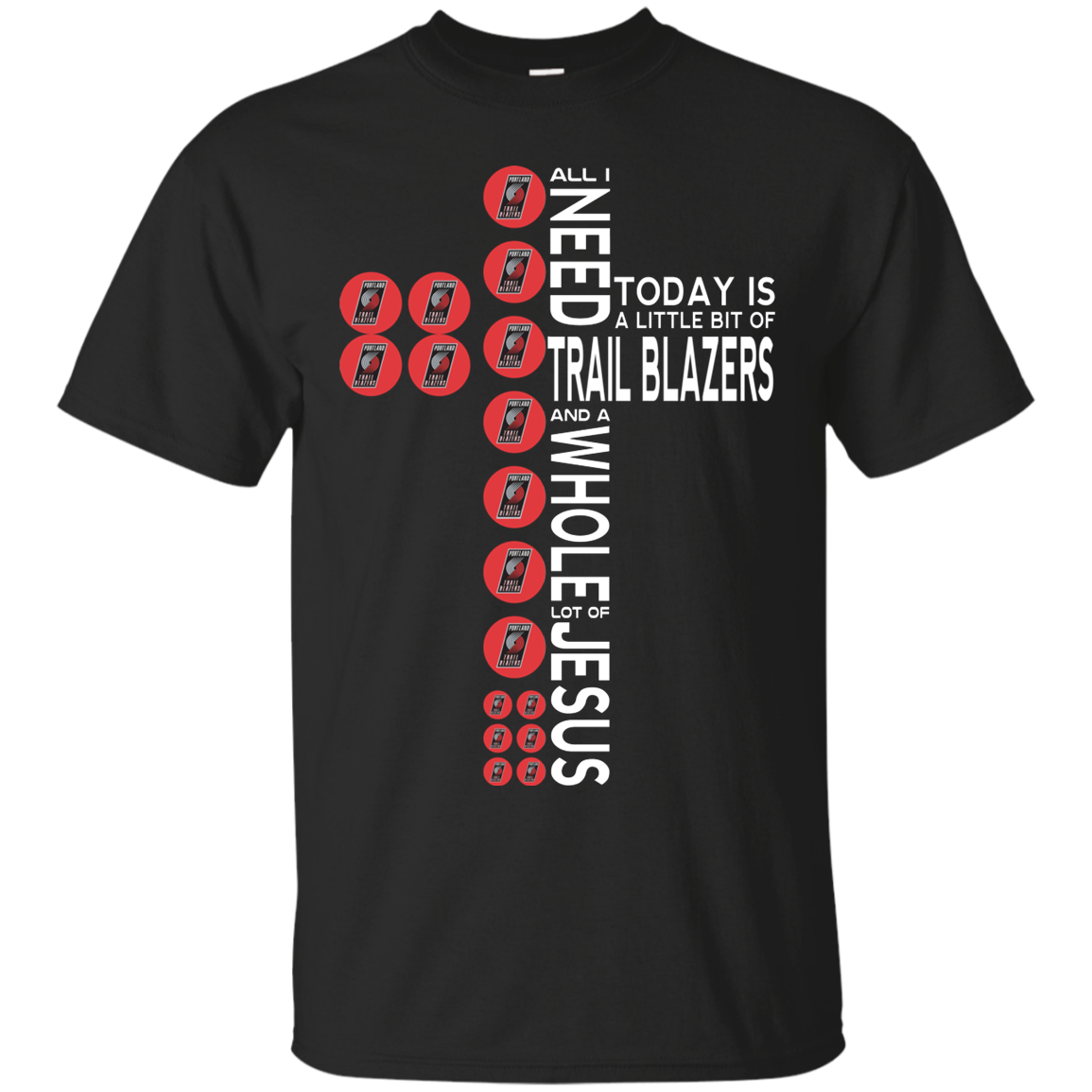 Shirt For Portland Trail Blazers And Jesus Fans T-shirt