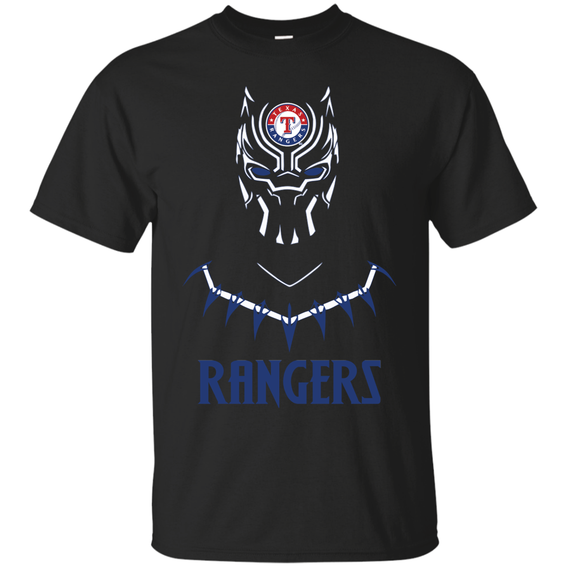 Shirt For Black Panter & Texas-rangers Fans T-shirt