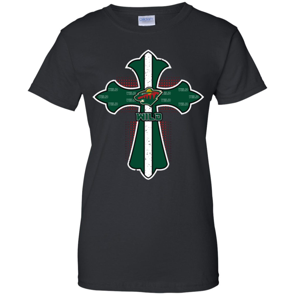Cross Shirt For Jesus And Minnesota Wild Fans T-shirt For 