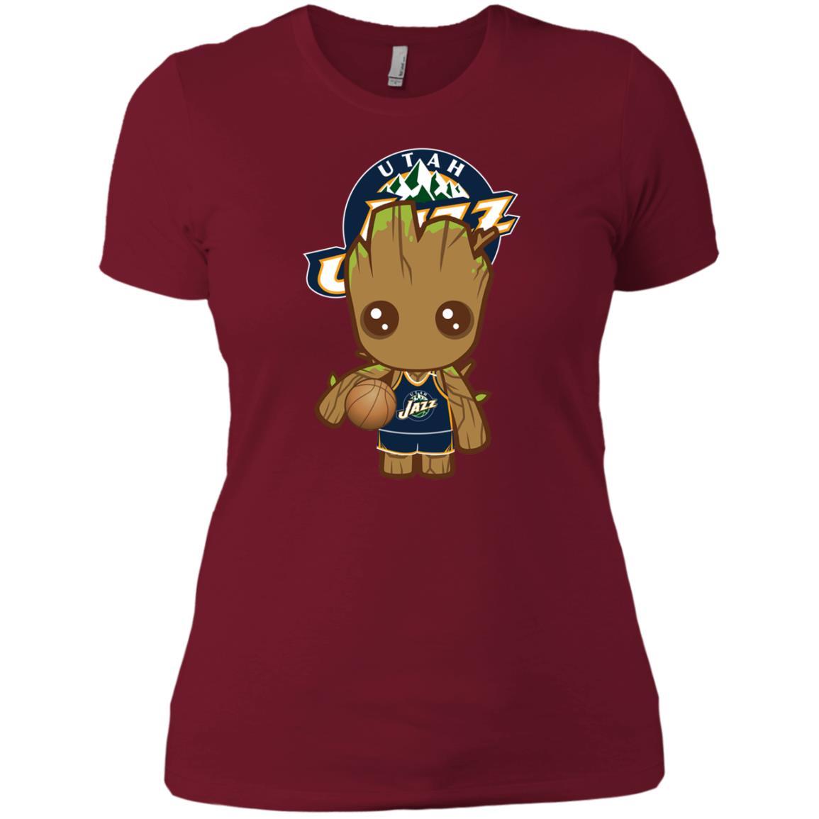 Baby Groot Utah Jazz Nba Champions T-shirt