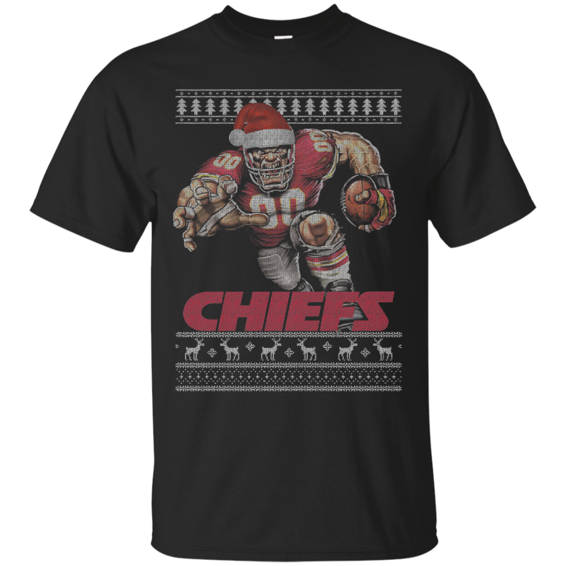Kansas City Chiefs Power Ugly Christmas T Shirt