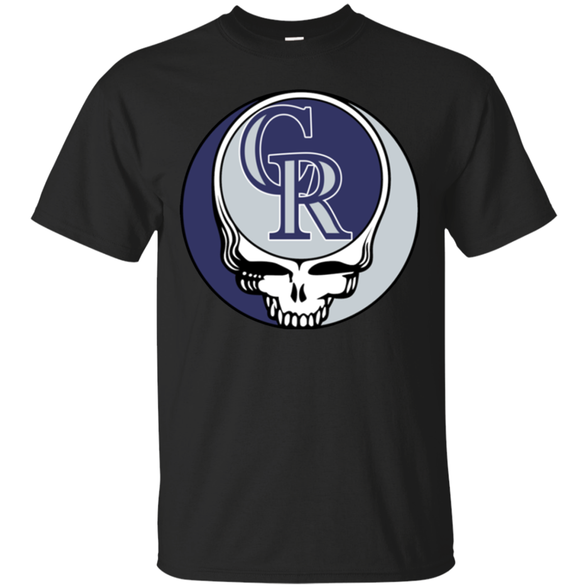 Colorado Rockies Baseball Grateful Dead Steal Your Face T - Shirt For 