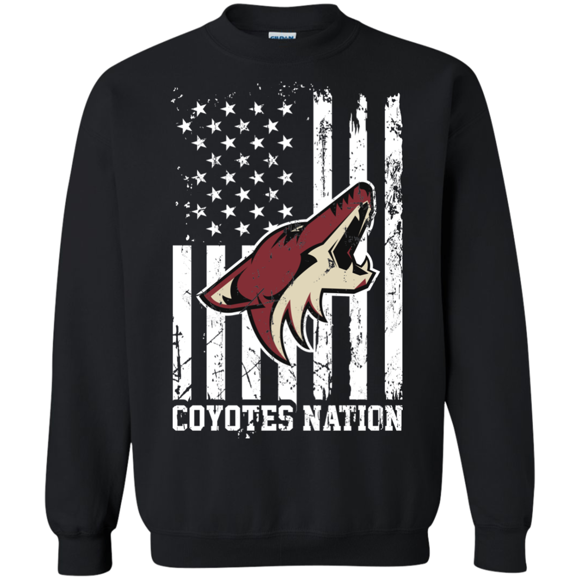 Arizona Coyotes Nations Ice Hockey Us Flag Fourth Of July Shirt