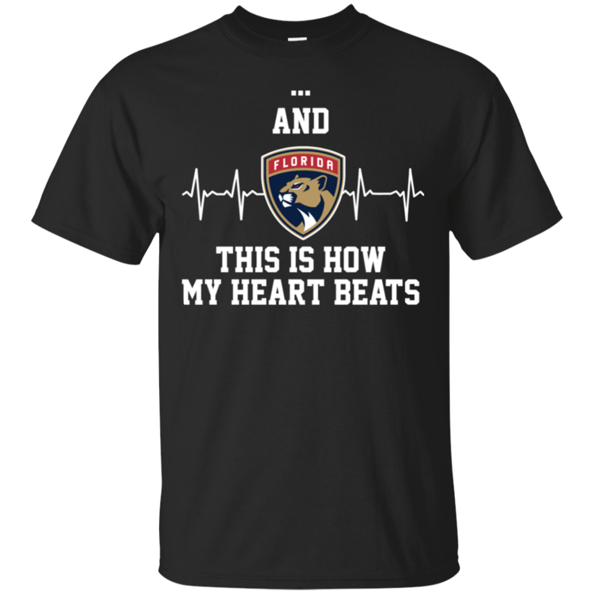 Florida Panthers Heatbeat - And This Is How My Heart Beats Shirts