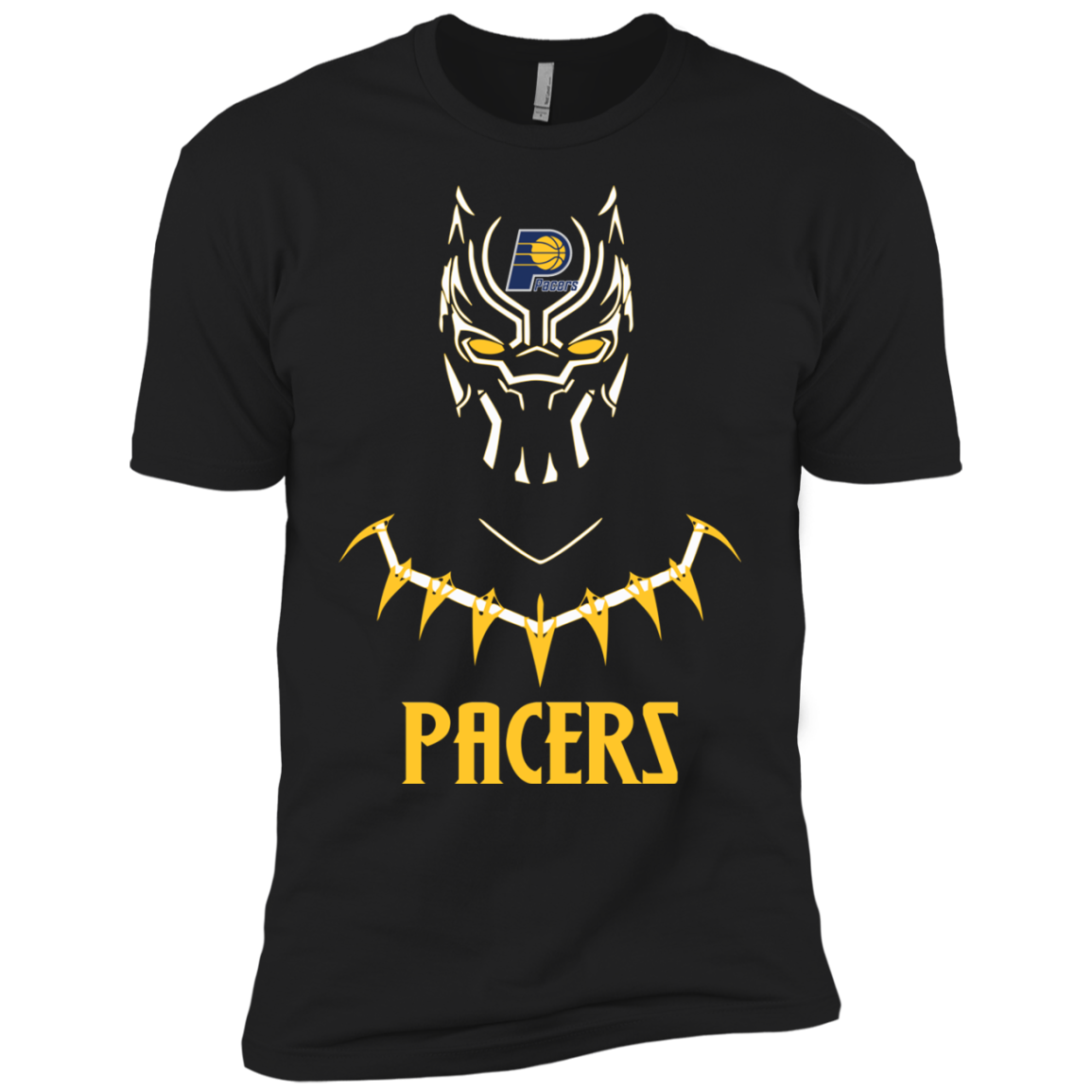 Shirt For Black Panter & Indiana-pacers Fans Short Sleeve T-shirt