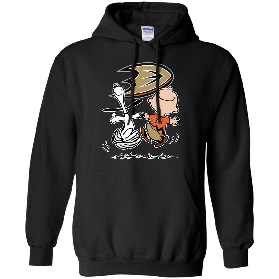 Charlie Brown & Snoopy - Anaheim Ducks T-shirts Sweat Shirts S S