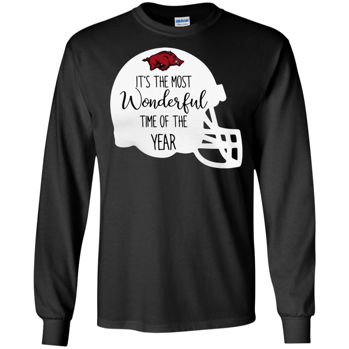 Arkansas Razorbacks Itï¿½s The Most Wonderful Time Of The Year Shirt G240 Ls Ultra T-sh