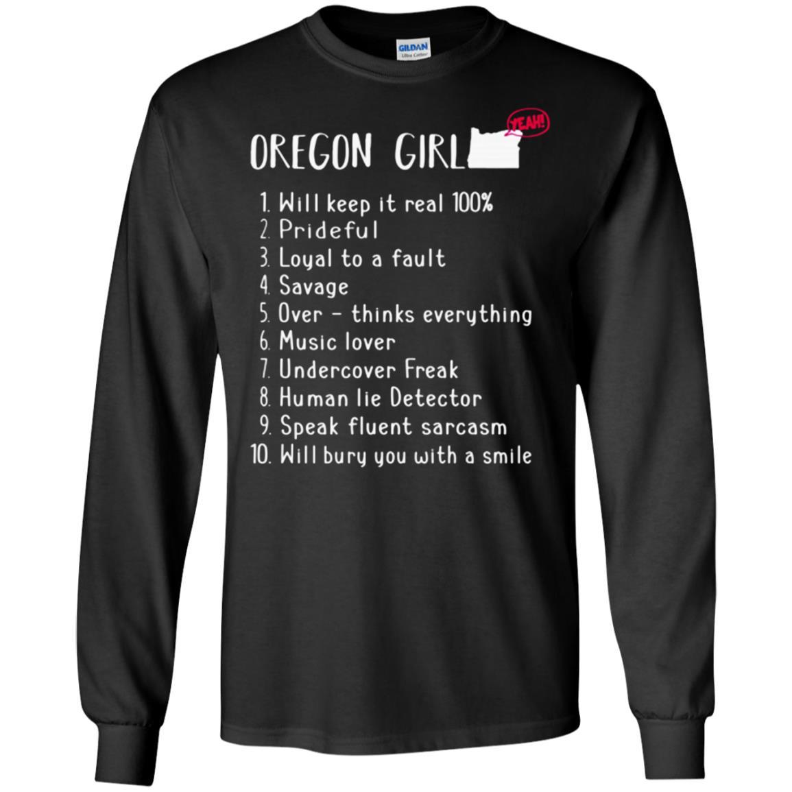 Oregon Girl Will Keep It Real What She Can Do Ts Shirts