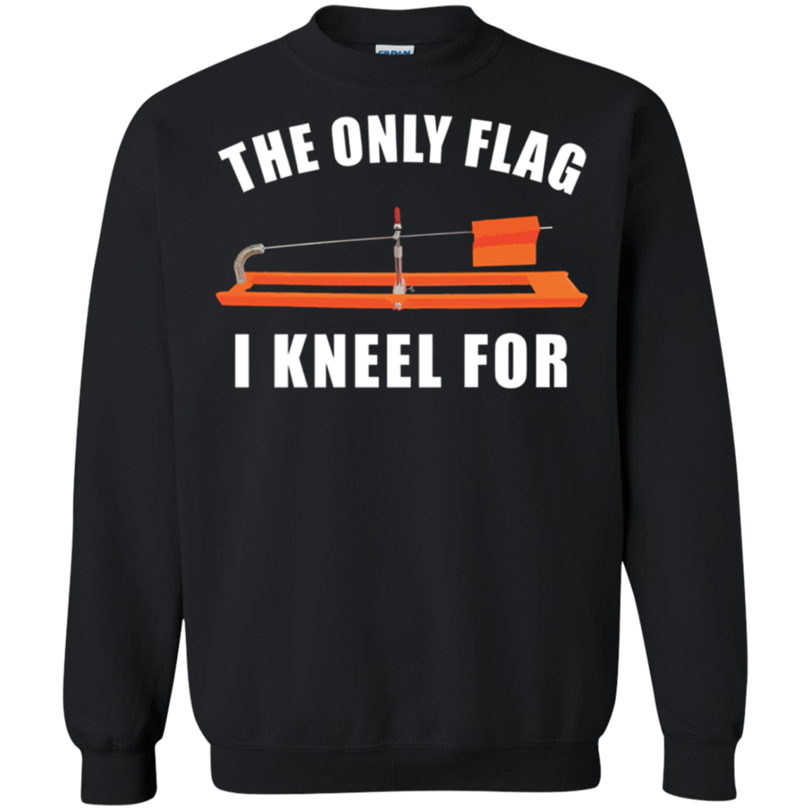 The Only Flag I Kneel For Ice Fishing Shirts