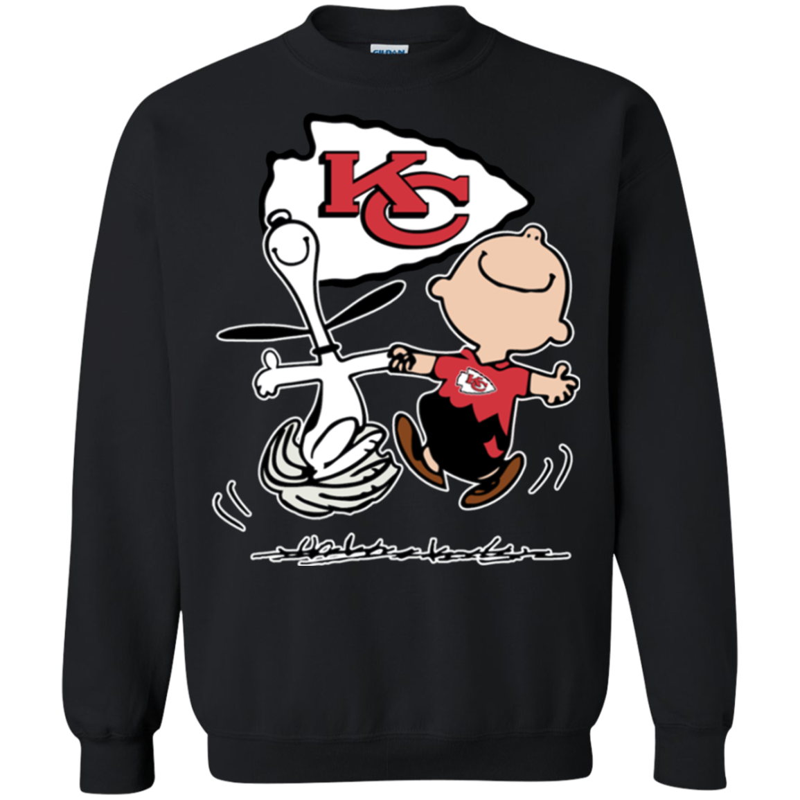 Charlie Brown & Snoopy - Kansas City Chiefs Shirts