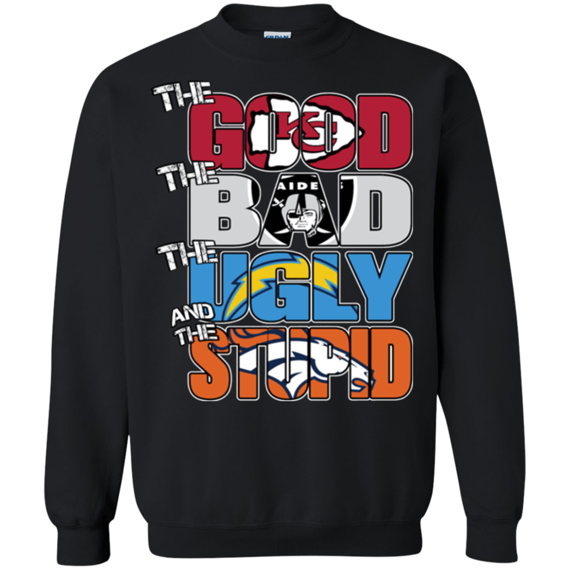 Kansas City Chiefs - The Good The Bad The Ugly And The Stupid T-shirts 
