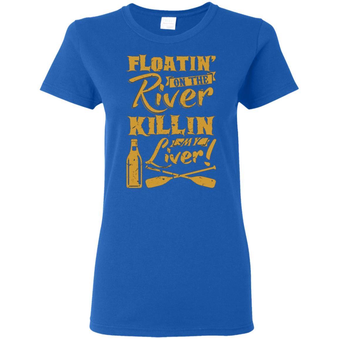 Floating And Killing My Liver With Liquor A Cool T Shirt