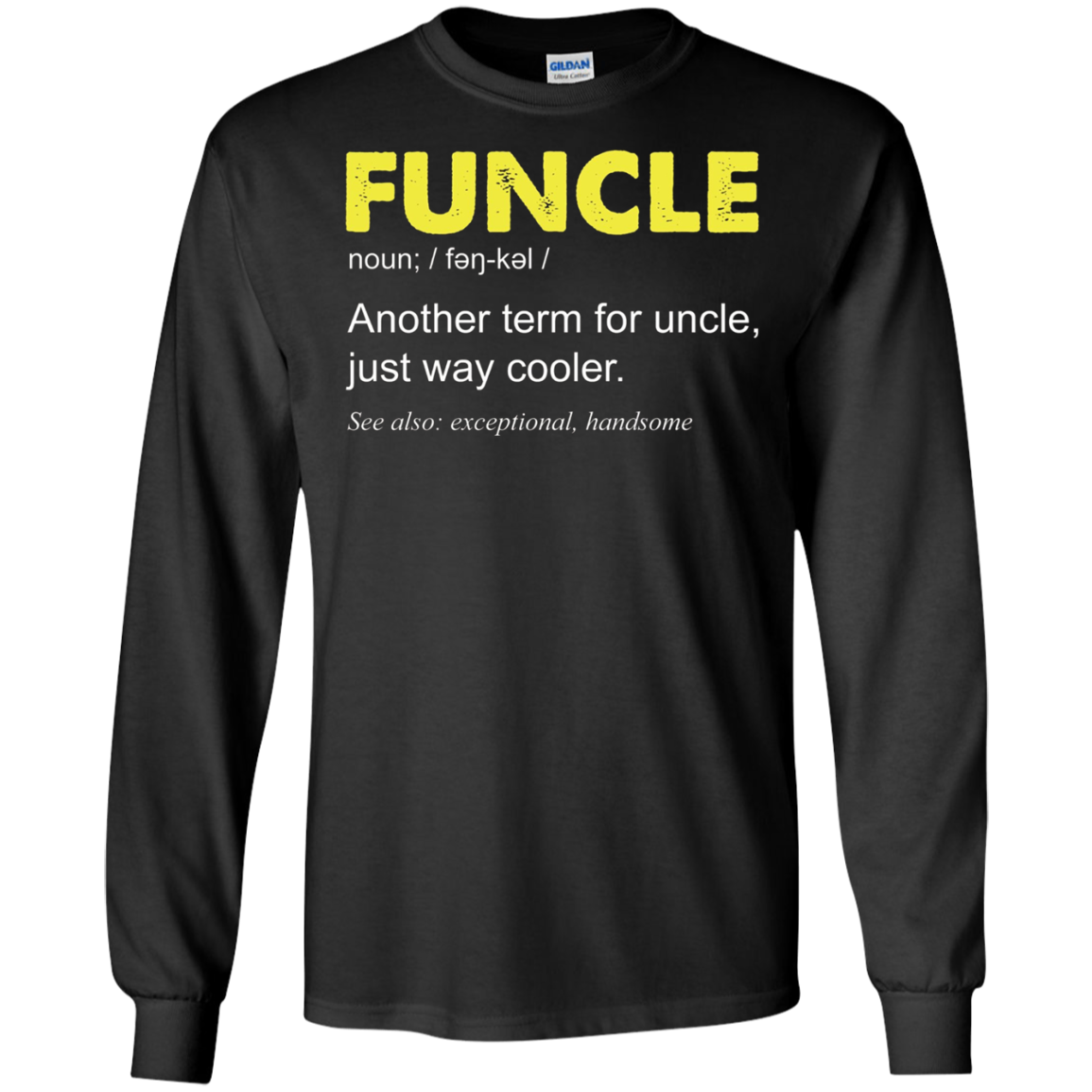 Funcle Definition Tshirt Tee | Xmas Gift For The Best Uncle!