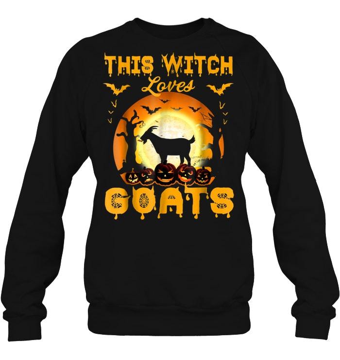 Halloween This Witch Loves Goats Shirts