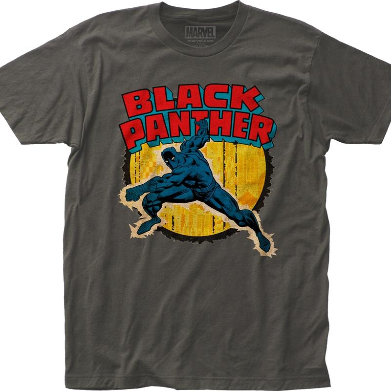 Punching Black Panther T Shirt