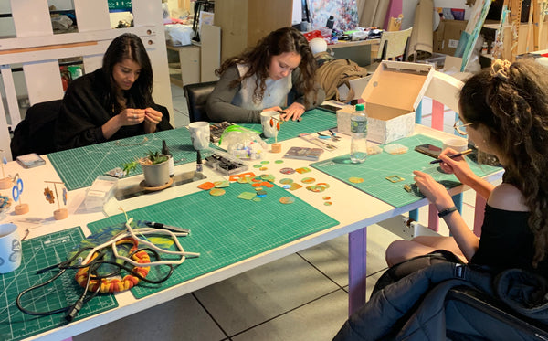 recycled materials jewellery workshop