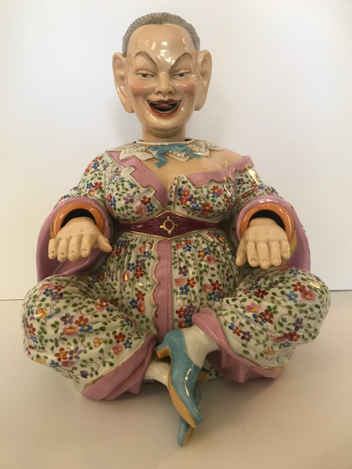 Older Porcelain Chinese Female Nodder