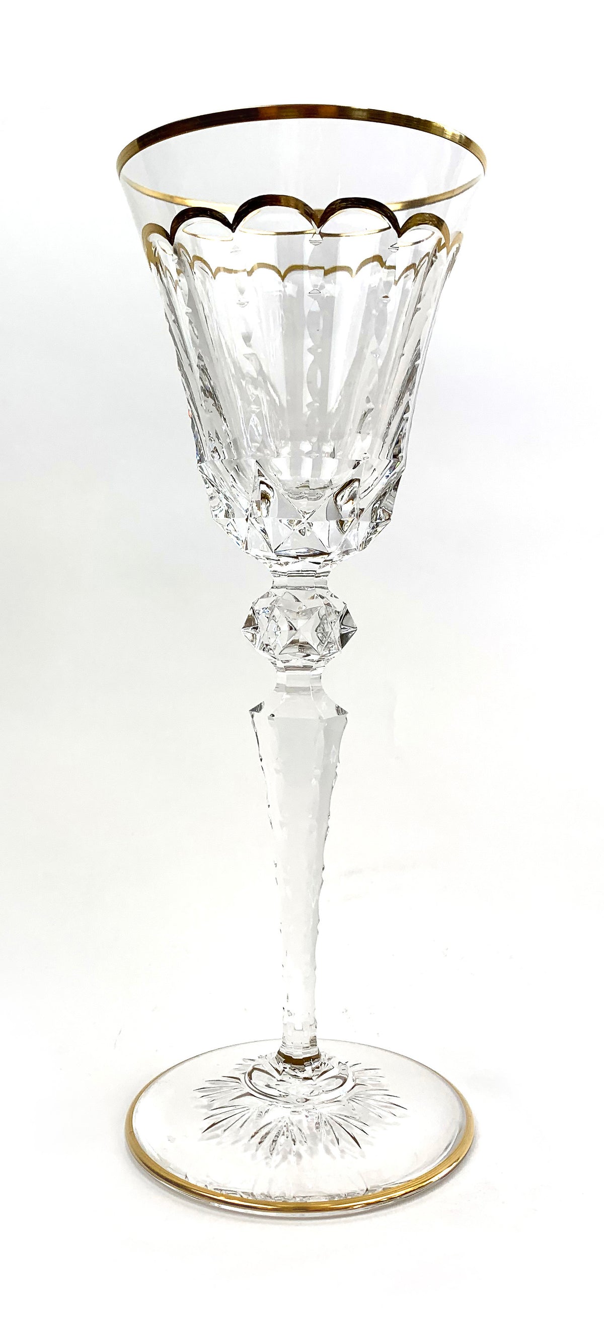 crystal water goblets