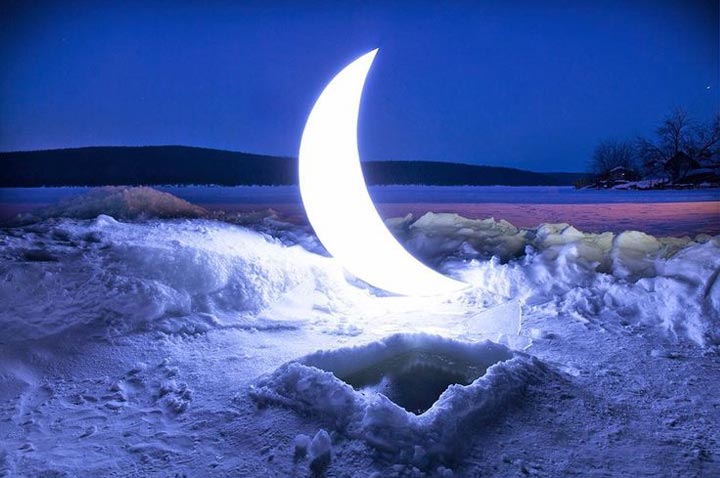 Leonid Tishkov With His Private Moon Photography