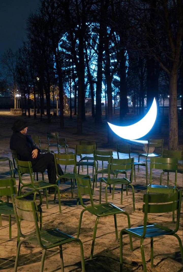 Leonid Tishkov With His Private Moon photography