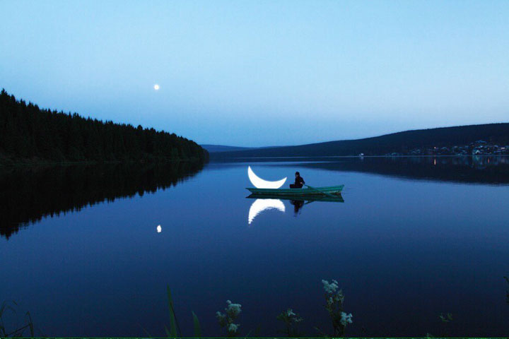 Leonid Tishkov With His Private Moon Photography