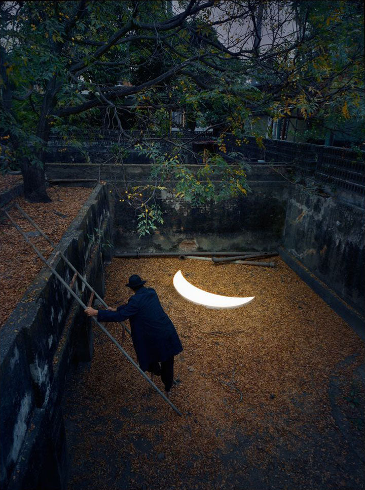 Leonid Tishkov With His Private Moon 