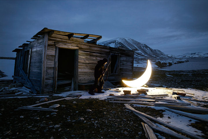 Journey of Private Moon in the Arctic